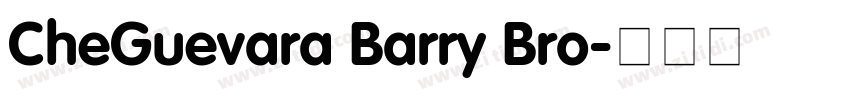 CheGuevara Barry Bro字体转换
